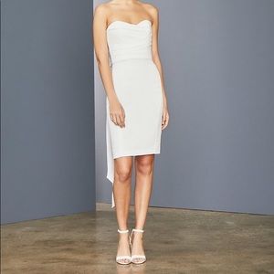 Amsale Bow Back Dress